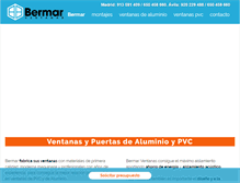 Tablet Screenshot of bermar-ventanas.com